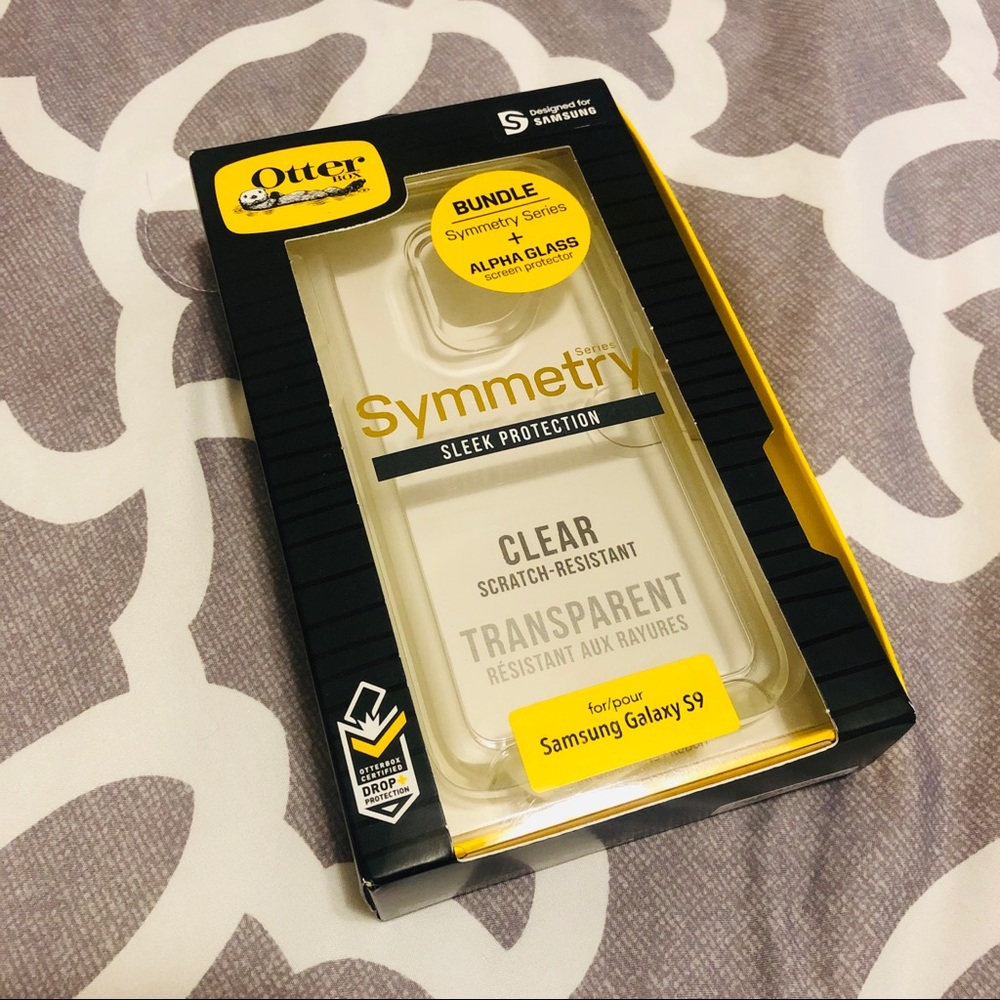 OtterBox Symmetry + Alpha Glass Samsung S9